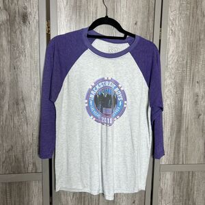 BSB Backstreet Boys Las Vegas Nevada 2018 Concert Purple Gray Shirt Sz Medium M